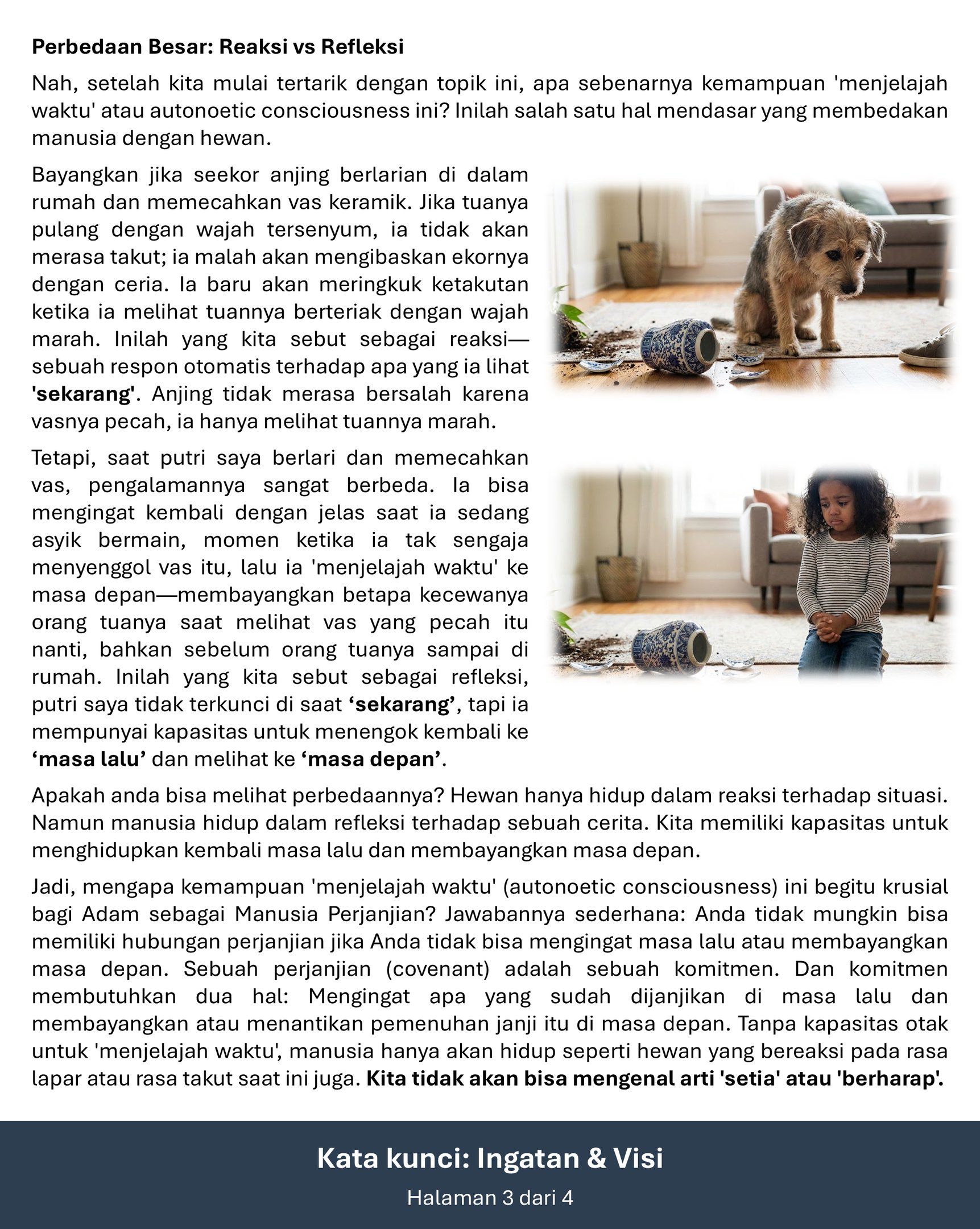 Lembar studi 3: Antara Debu dan Nafas: Saat ilmu pengetahuan menemukan rahasia Adam